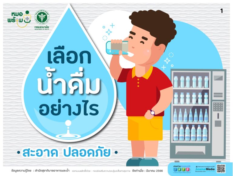 เลือกน้ำดื่มอย่างไร “สะอาด ปลอดภัย”