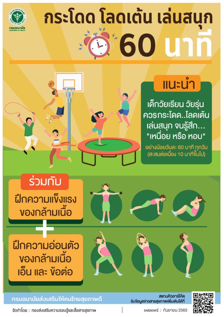 กระโดด โลดเต้น เล่นสนุก 60 นาที